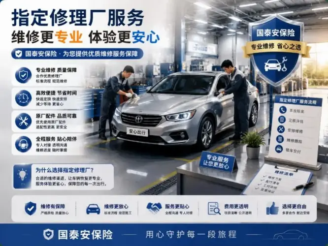 车险中的指定修理厂服务怎么选？维修体验也是保障的一部分
